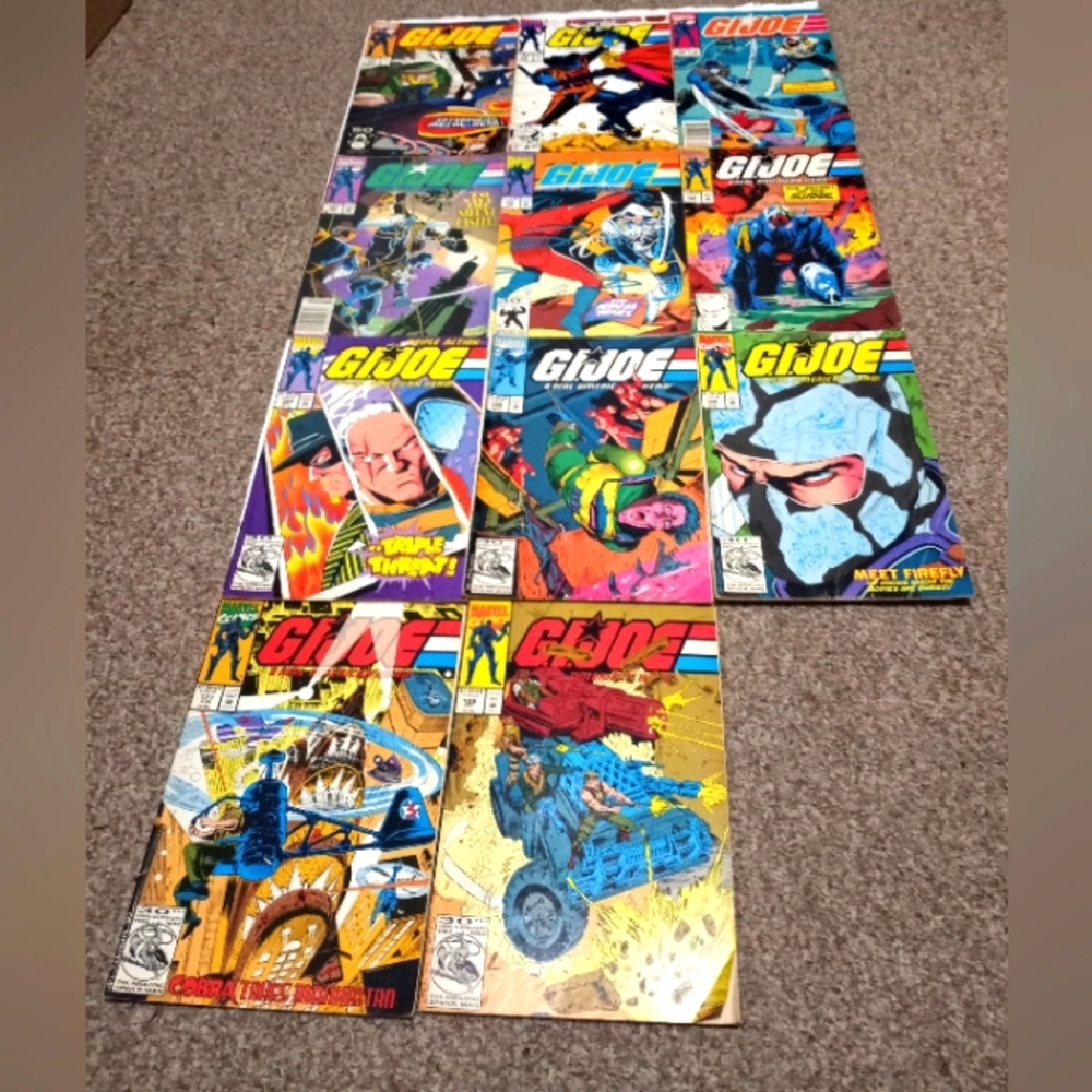 Marvel Comics G.I. Joe A Real American Hero Comic Lot (11) Volume 1
